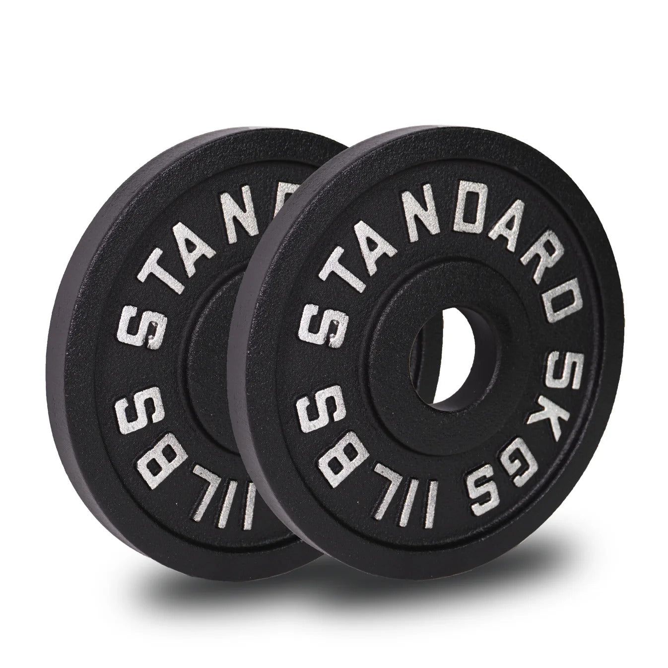 107.5kg Cast Iron Plate Set Olympic Weight Plates JH Fitness