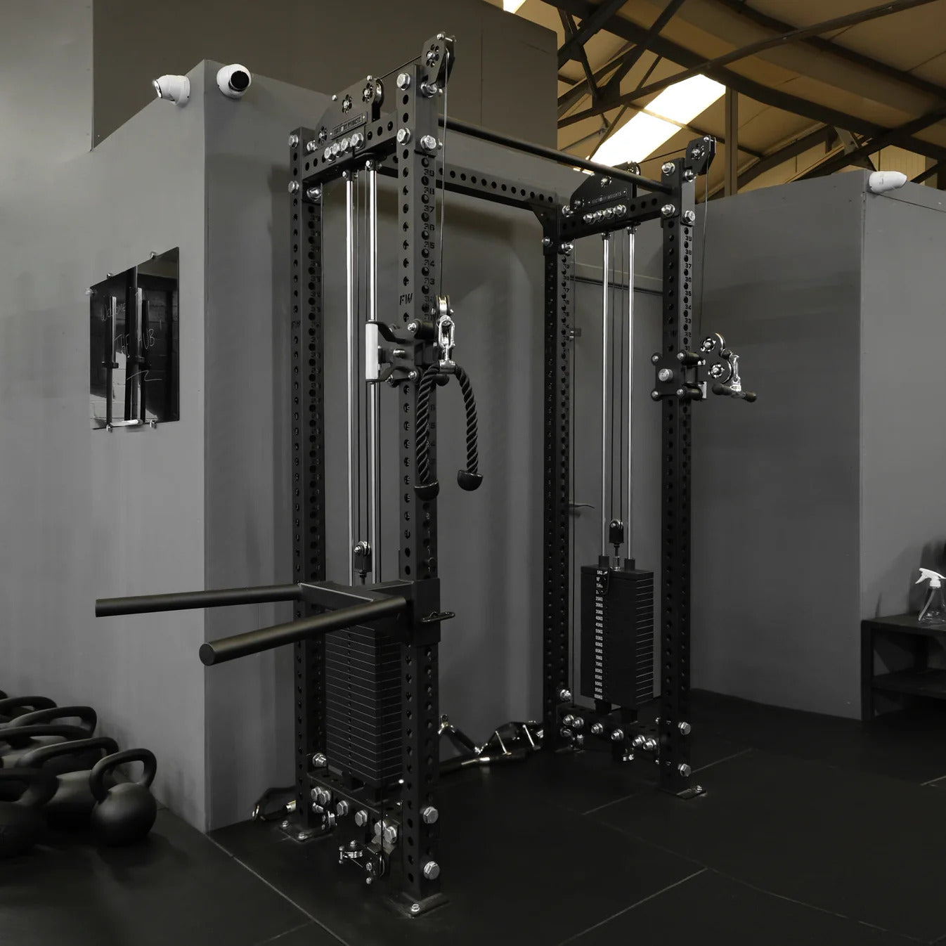 Pro Cable Half Rack | Functional Trainer for Home & Commercial Gyms
