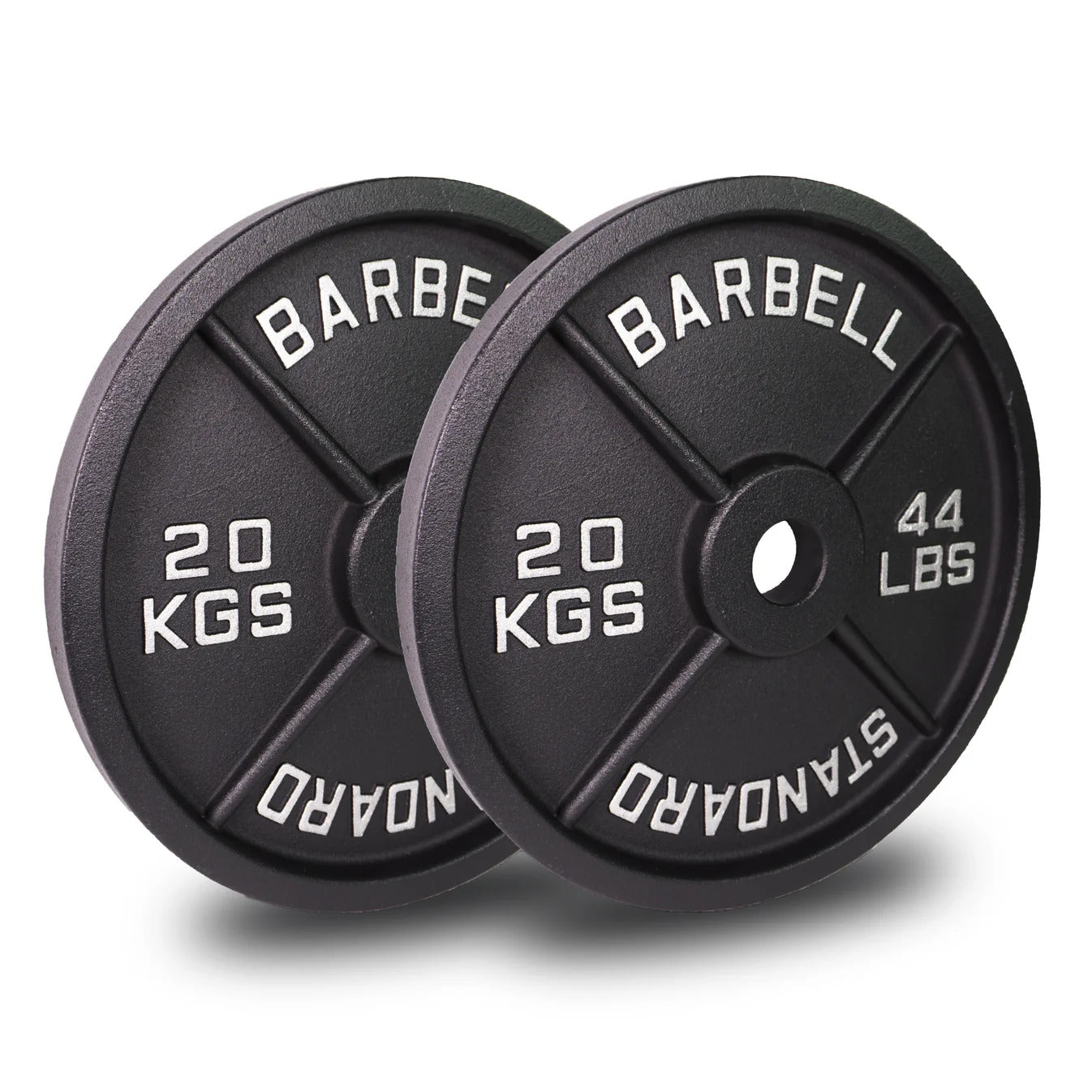 107.5kg Cast Iron Plate Set  Olympic Weight Plates  JH Fitness